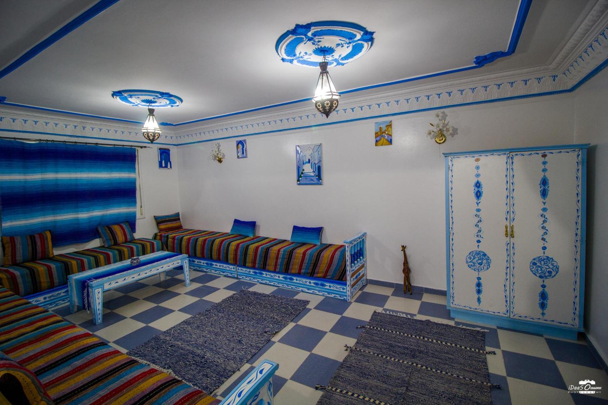 Ferienwohnung Casa Voyager 'Secret Garden Terrace' Chefchaouen Exterior foto