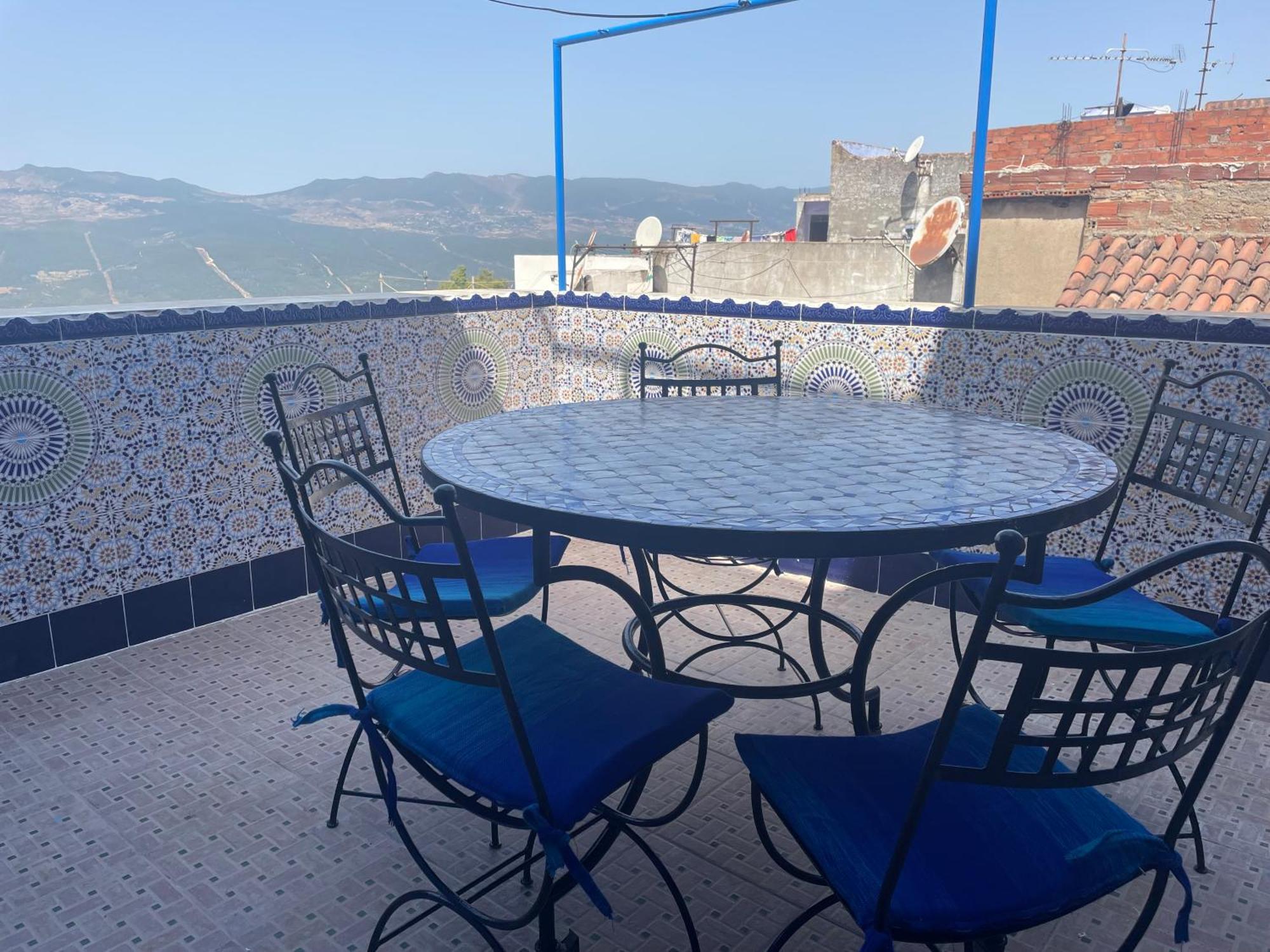 Ferienwohnung Casa Voyager 'Secret Garden Terrace' Chefchaouen Exterior foto