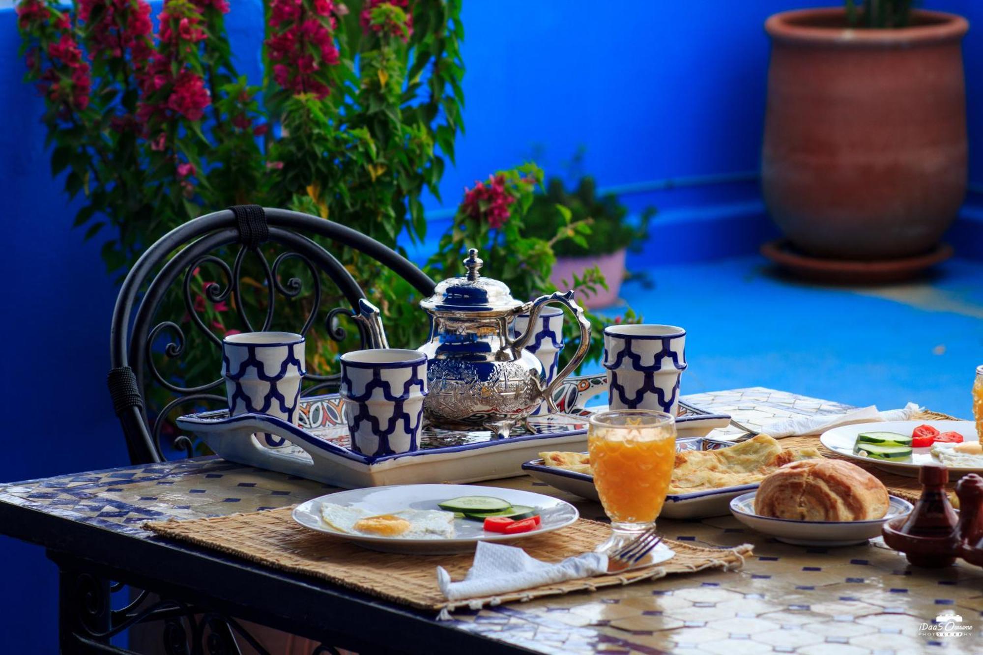 Ferienwohnung Casa Voyager 'Secret Garden Terrace' Chefchaouen Exterior foto