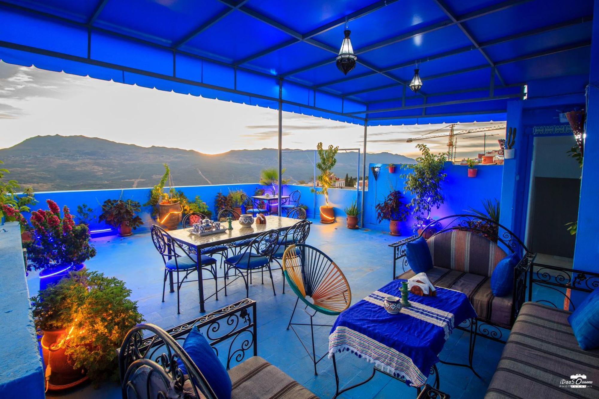 Ferienwohnung Casa Voyager 'Secret Garden Terrace' Chefchaouen Exterior foto