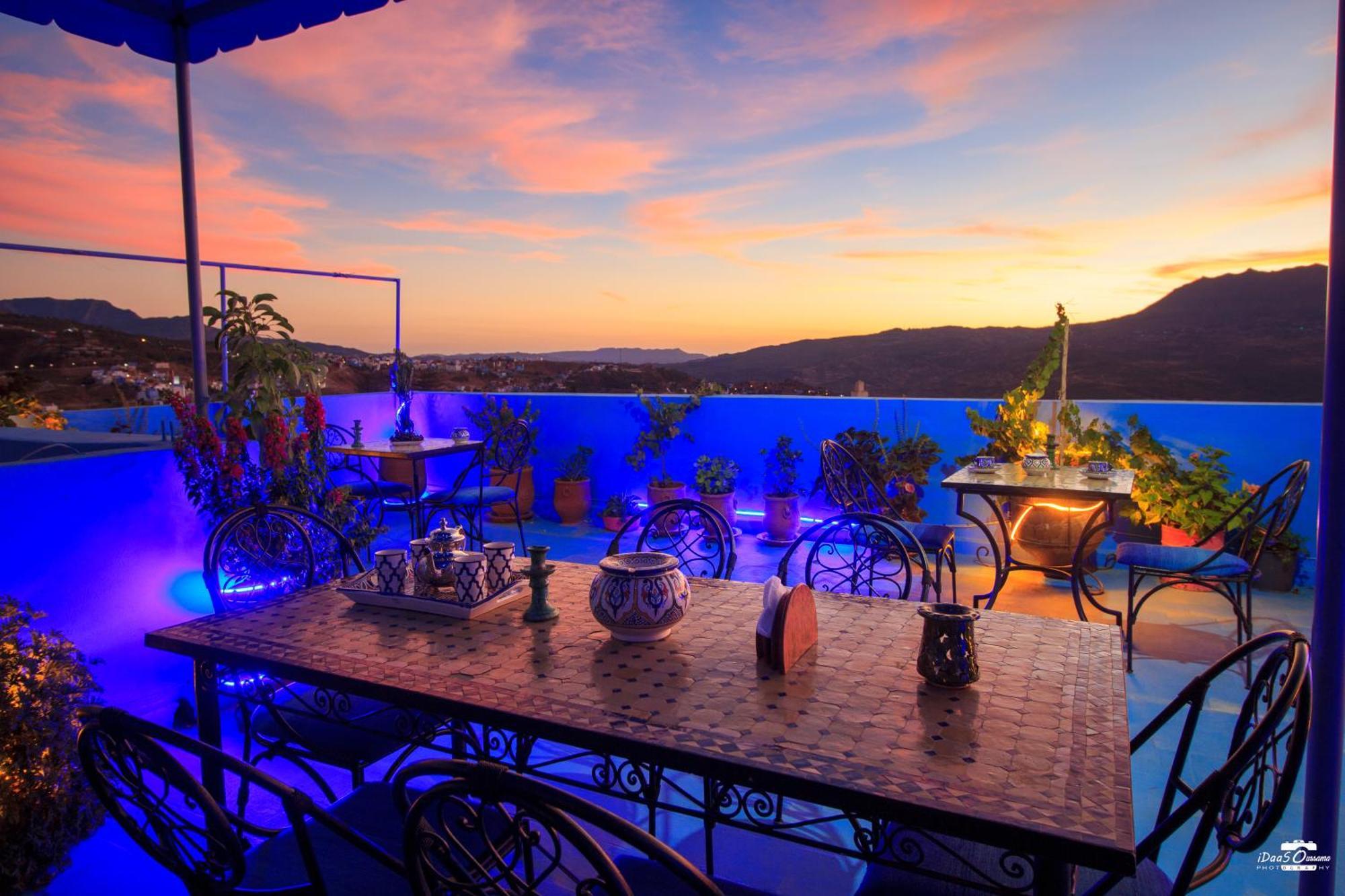 Ferienwohnung Casa Voyager 'Secret Garden Terrace' Chefchaouen Exterior foto