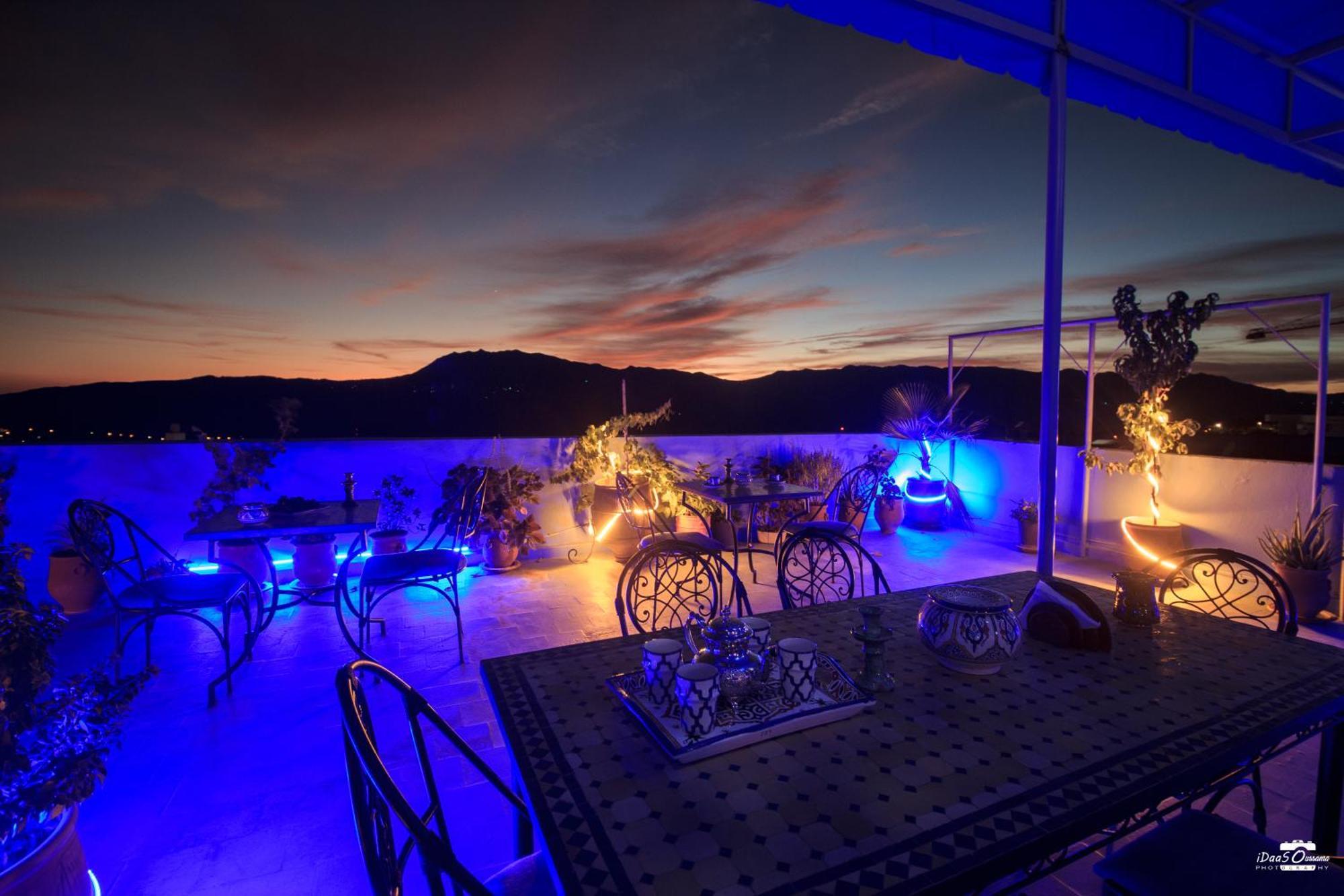 Ferienwohnung Casa Voyager 'Secret Garden Terrace' Chefchaouen Exterior foto