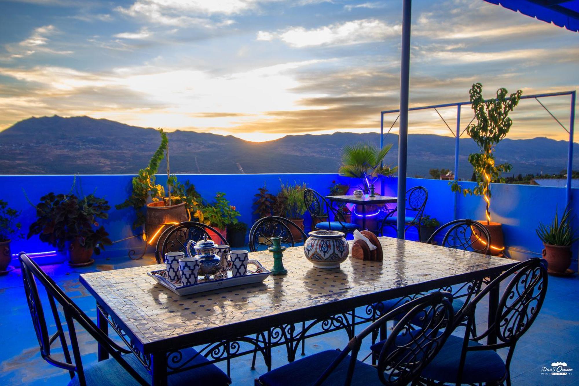 Ferienwohnung Casa Voyager 'Secret Garden Terrace' Chefchaouen Exterior foto