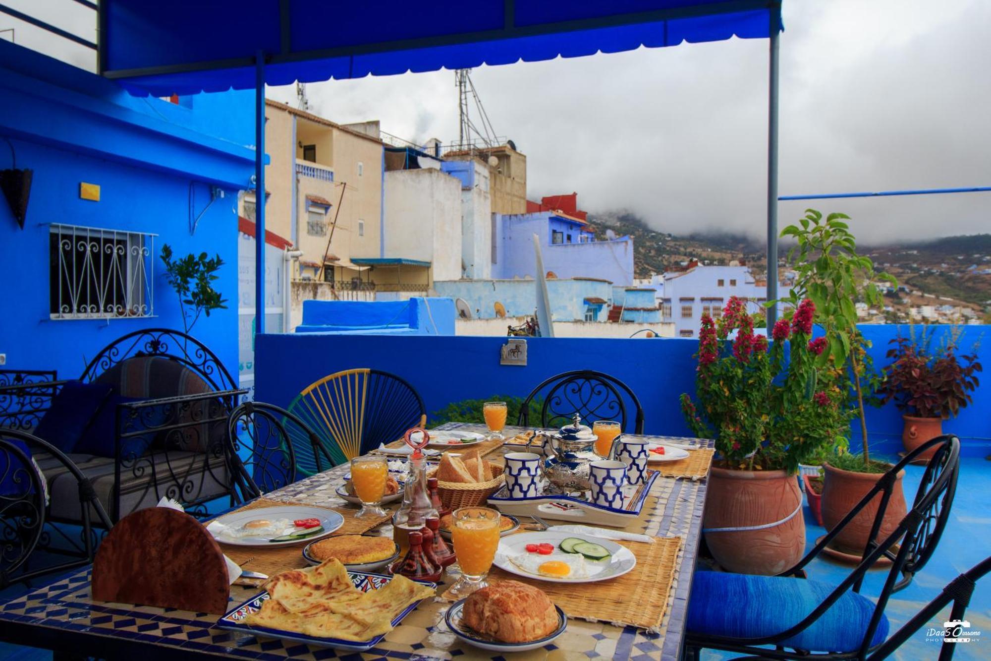 Ferienwohnung Casa Voyager 'Secret Garden Terrace' Chefchaouen Exterior foto