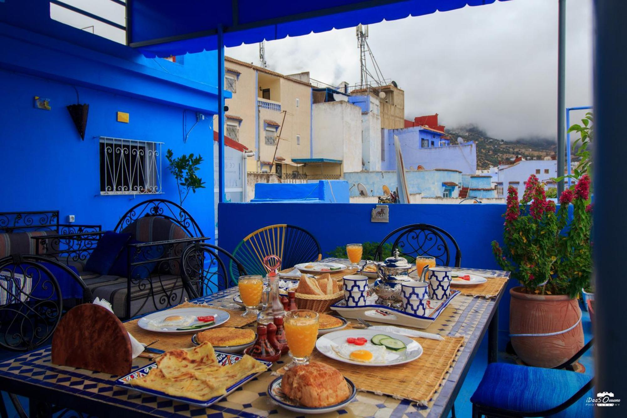 Ferienwohnung Casa Voyager 'Secret Garden Terrace' Chefchaouen Exterior foto