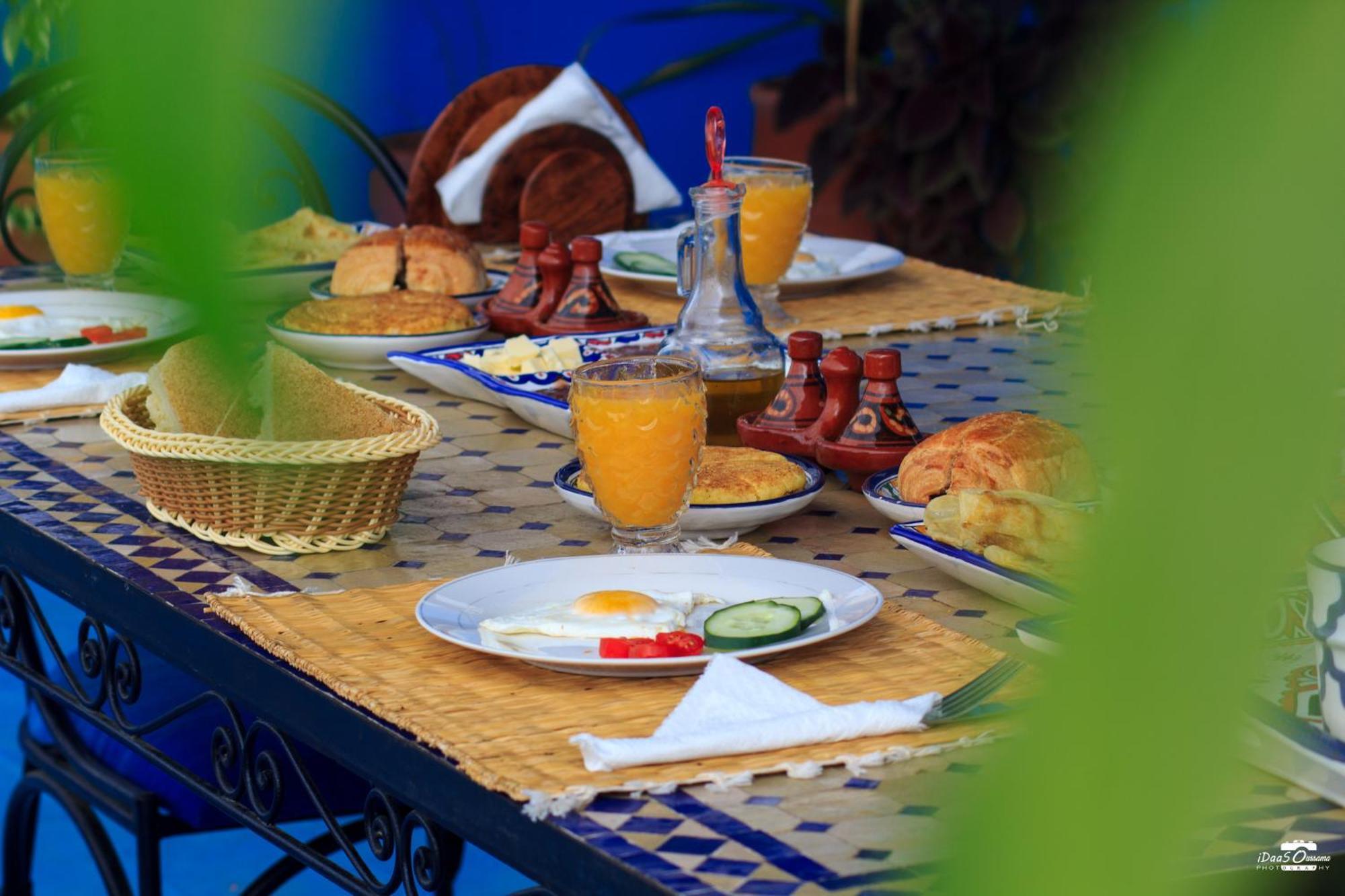 Ferienwohnung Casa Voyager 'Secret Garden Terrace' Chefchaouen Exterior foto
