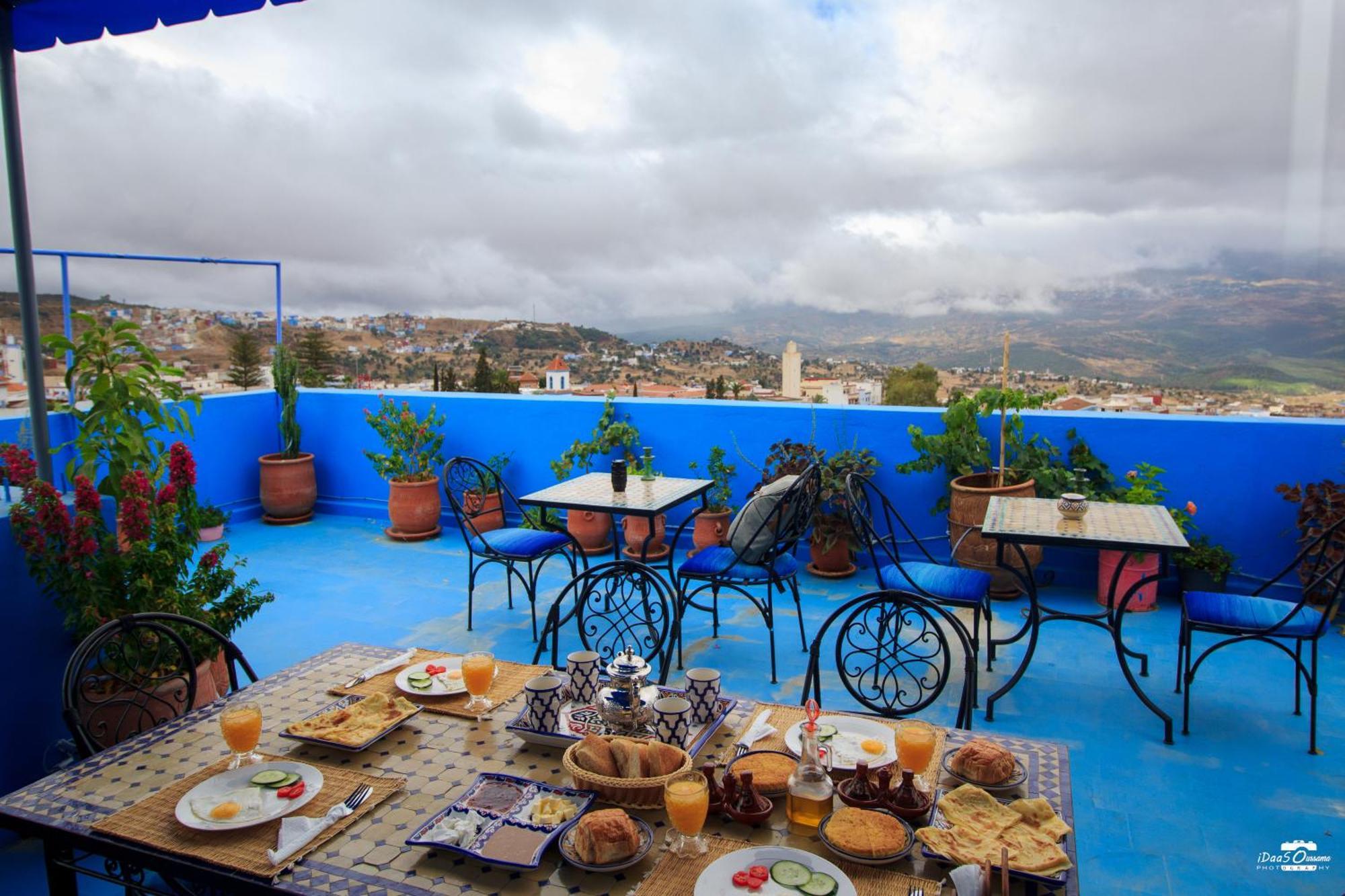 Ferienwohnung Casa Voyager 'Secret Garden Terrace' Chefchaouen Exterior foto
