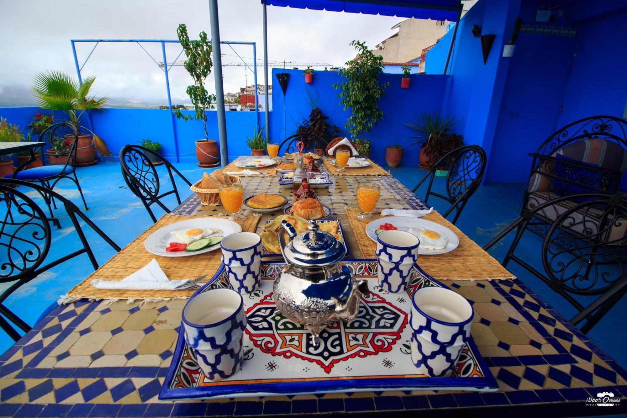 Ferienwohnung Casa Voyager 'Secret Garden Terrace' Chefchaouen Exterior foto