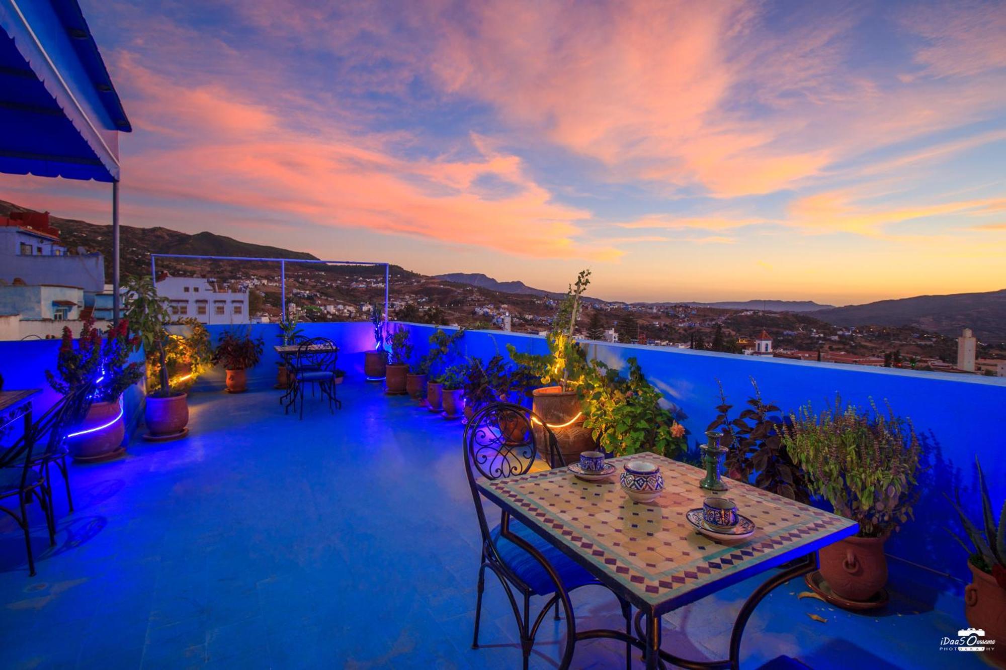 Ferienwohnung Casa Voyager 'Secret Garden Terrace' Chefchaouen Exterior foto